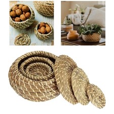 Panier de rangement en rotin