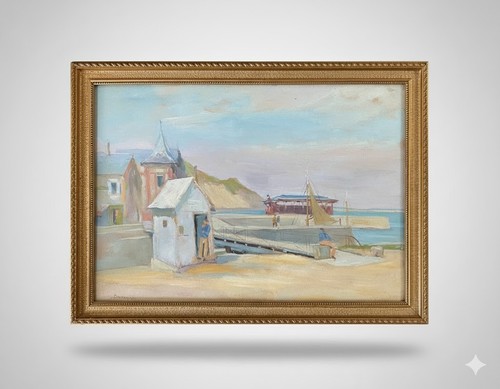 Aquarelle paysage normandie - paysage,