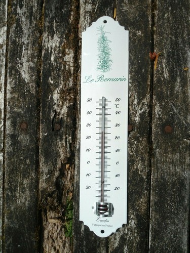 New enamel thermometer 30cm - enamel,