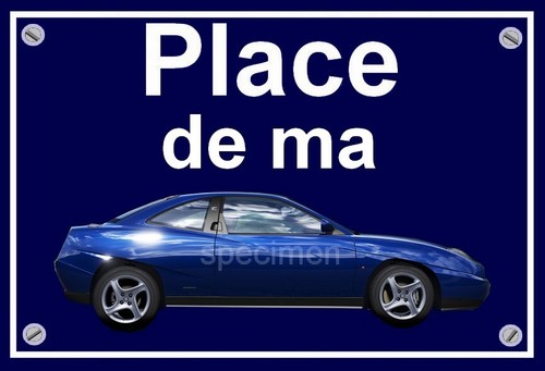 Plaque place ma fiat - plaque,
