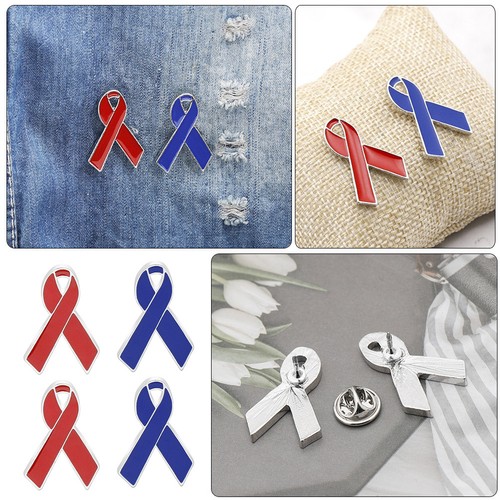 4pcs broche ruban rouge - broche, de