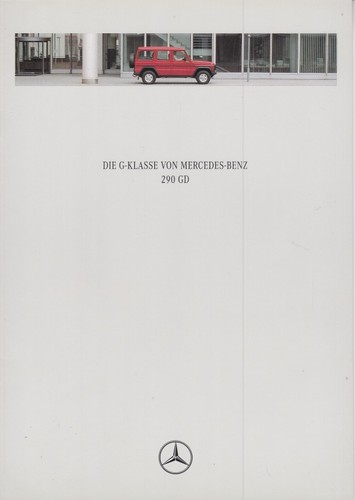Catalogue brochure mercedes - mercedes, g
