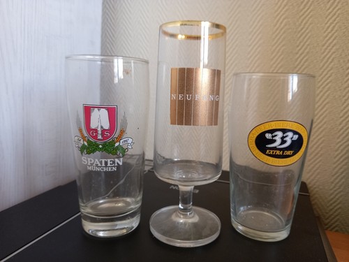 Verres bière anciens - 3,