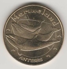 A 2008 TOKEN MEDAILLE MONNAIE DE PARIS -- 06 600 N°5 ANTIBES MARINELAND ORQUES