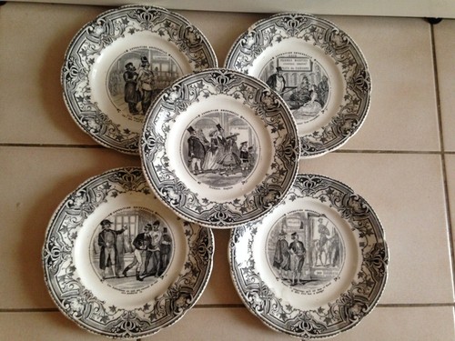 Anciennes assiettes - 5,