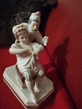 SUPERBE PORCELAINE ALLEMANDE LUDWIGSBURG 19 ÈME PARFAIT ETAT HUMOUR COQUIN