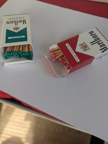 Marlboro pack matchboxes - marlboro, –