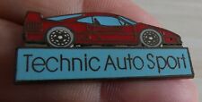 PIN'S FERRARI F 40 F40 ROUGE TECHNIC AUTO SPORT EGF 3.50 CM DE LONG