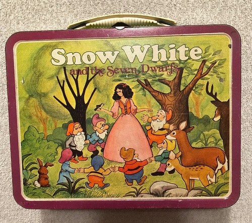 1980 snow white lunchbox - snow,