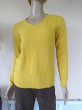 PULL JAUNE MOUTARDE COL V T M