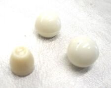 58 59 1958 1959 Ford Fairlane Chauffage Sélecteur Boutons Blanc Neuf X3