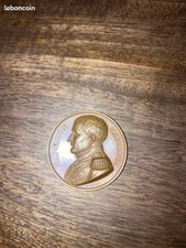 Médaille en bronze doré Napoléon