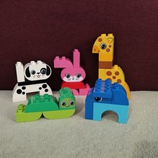 Lego Duplo 10573 - Les Animaux Rigolos - Complet - Creative Girafe Lapin Chien