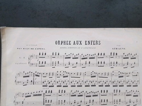 Partition ancienne piano - partition,