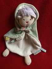 ?? Doudou Chat Gris Cape Vert Fourrure Les Pachats MOULIN ROTY NEUF