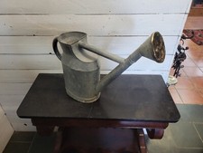 Ancien Arrosoir En Zinc Avec