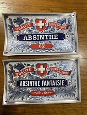 2 Étiquettes absinthe Et