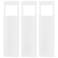  3 Pcs Étagères De Penderie Garde-robe Diviseur Plate-forme Placard