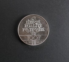 Pièce en argent 100F 1988