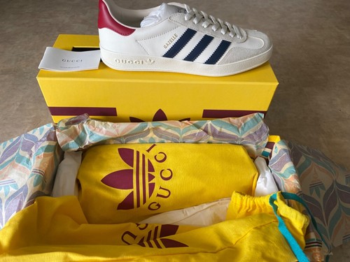 Adidas gucci blanche bleu - gucci,