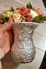 VASE  ANANAS VINTAGE Argenté