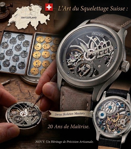 Montre novy mvt type unitas - novy,