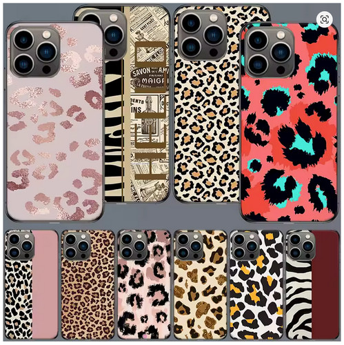 Leopard art abstract - art, coque