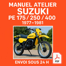 Manuel atelier suzuki 175 - atelier, pe