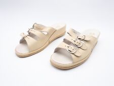 Ganter Sandale Pour Femme En Cuir Beige Taille 42 EU Art. 3755-55
