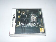 jeu video nintendo ds last window / neuf sous blister / FRA