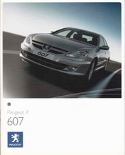 Catalogue Brochure Peugeot 607