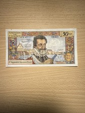 Billet 50 NF Cinquante Nouveaux Francs Henri IV K.67 6-7-1961