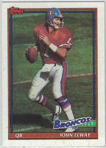 1991 topps football cards - football,