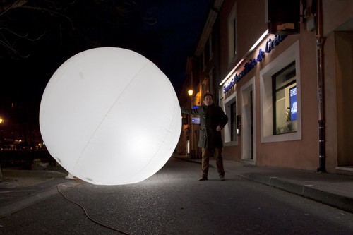 Ballon éclairant helium air - , (