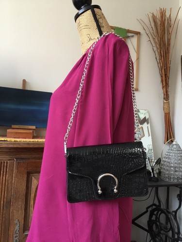 Petit sac porté épaule noir - sac,