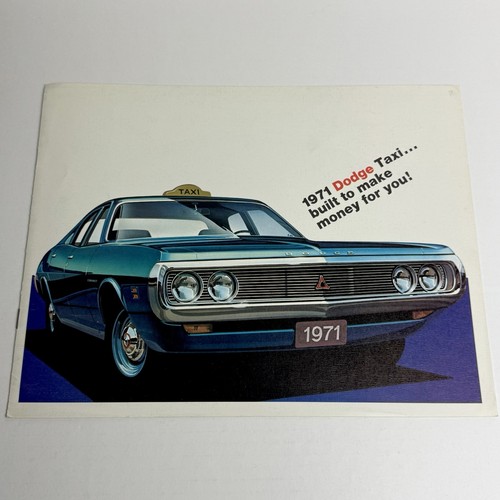 Dodge 1971 taxi - 1971, brochure