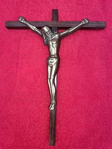 Crucifix ancien christ - christ, métal