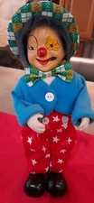  Clown Musical Tete, mains et pieds porcelaine Fonctionne Vintage Année 1970
