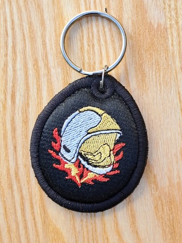 Porte clé casque pompier - porte,