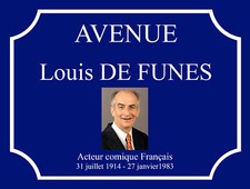 Plaque de rue Avenue Louis de