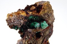 Malachite après Cuprite, Grèce 4.5x4cm
