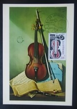 Carte Maximum Timbre N° 2072 La Lutherie Oblitéré Paris & Mirecourt 1979