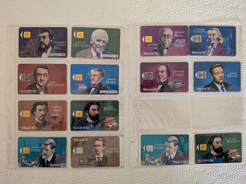 Lot télécartes grandes - 14, "grandes