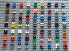 LEGO Minifig Hips & Legs Jambes Personnage 970 970c00 Monochrome Choose Color