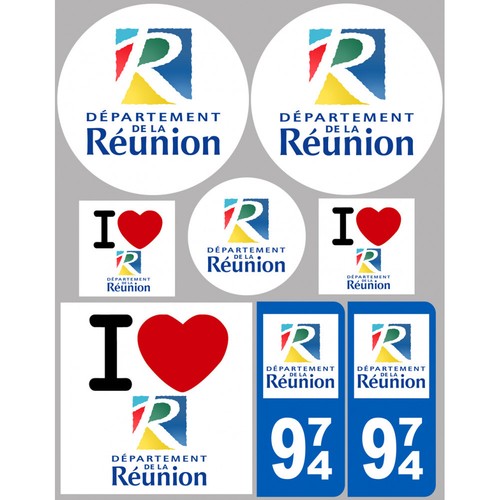 Département 974 réunion - département,