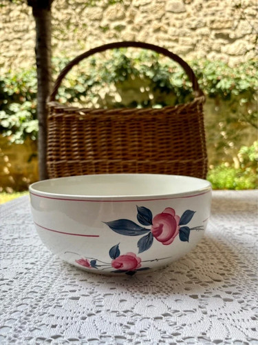 Grand saladier fleurs