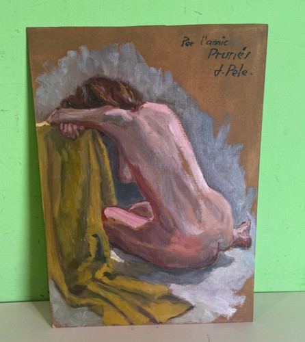 Tableau ancien huile portrait - tableau,