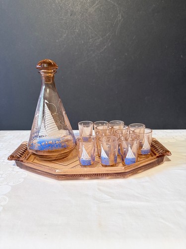 Service liqueur ancien - service, en