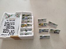 Tablette Menu et Porte Nom Porcelaine 