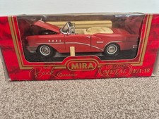 Modèle Réduit MIRA CLASSIC 1955 BUICK CENTURY CABRIOLET ROUGE 1/18